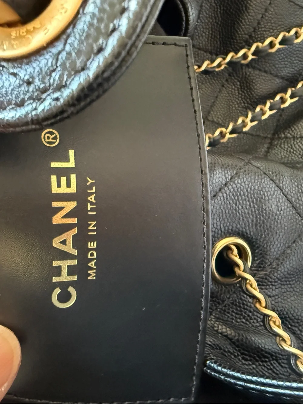 Chanel 25 Black, Medium, Antique Gold Hardware